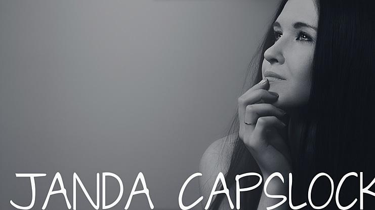 Janda Capslock Font