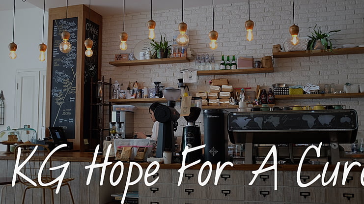 KG Hope For A Cure Font