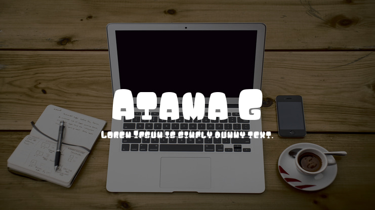 Atama G Font