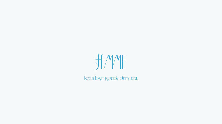 FEMME Font