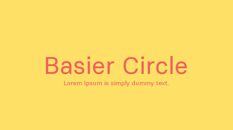 Basier Font Family