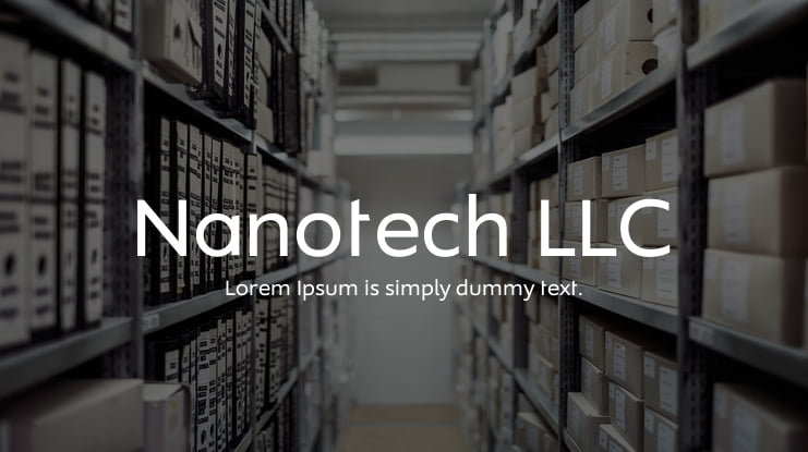 Nanotech LLC Font Family
