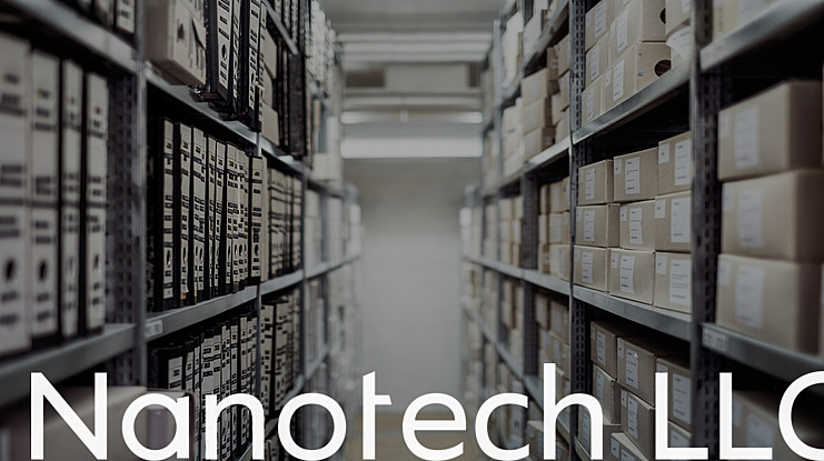 Nanotech LLC Font Family