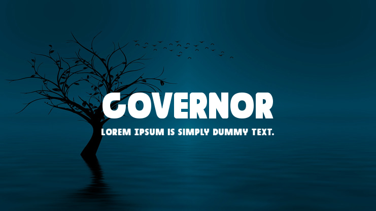 Governor Font Family