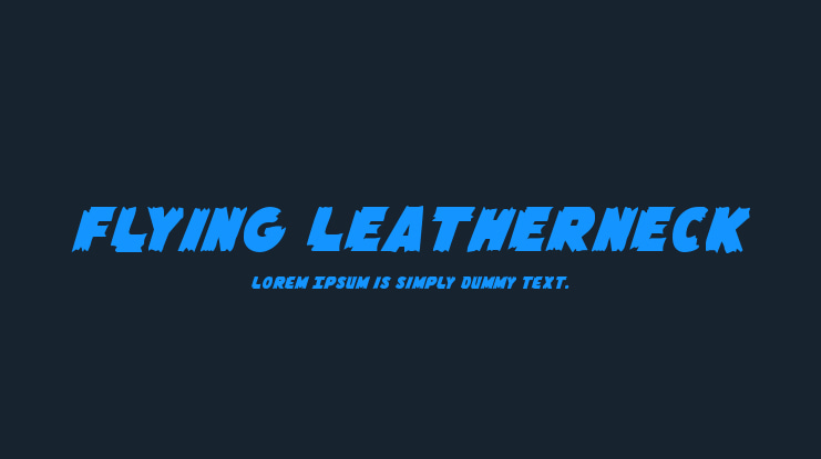 Flying Leatherneck Font Family