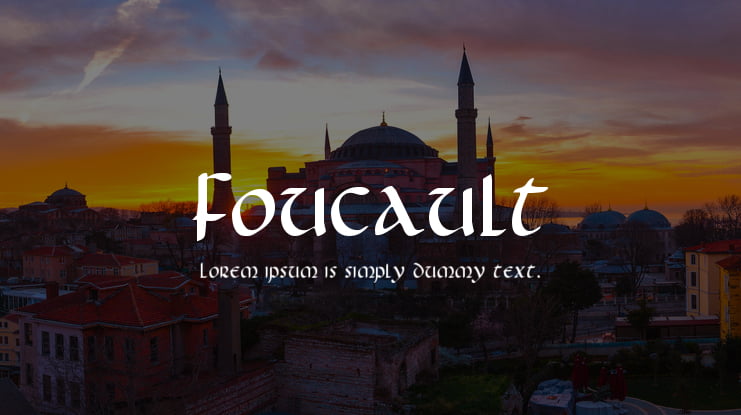 Foucault Font Family