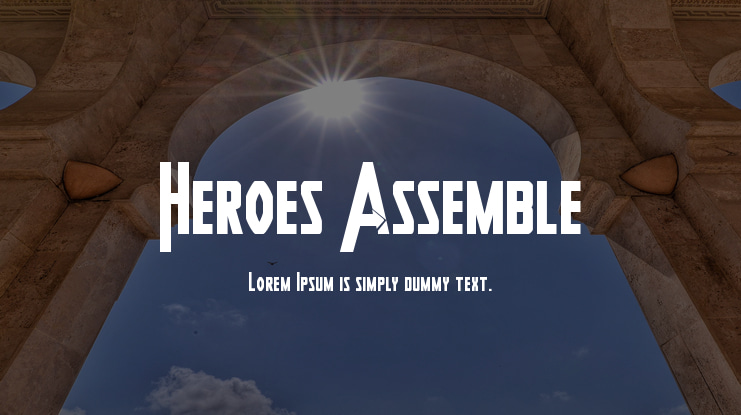 Heroes Assemble Font Family