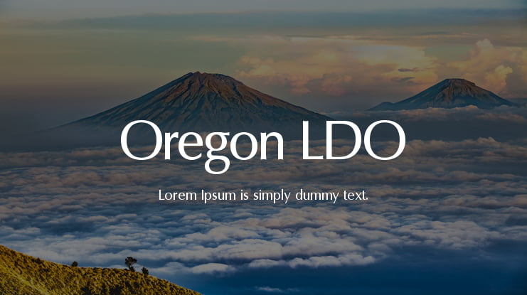 Oregon LDO Font Family