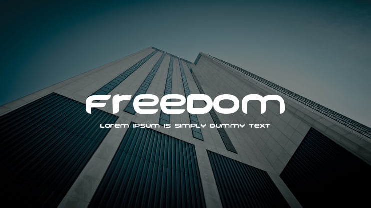 FREEDOM Font