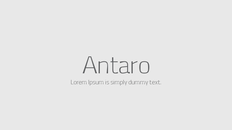 Antaro Font