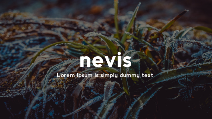 nevis Font