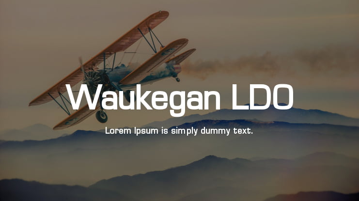 Waukegan LDO Font Family