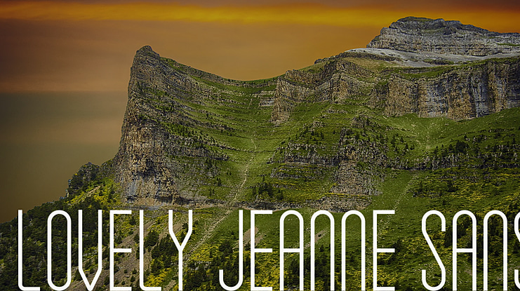 Lovely Jeanne Sans Font Family