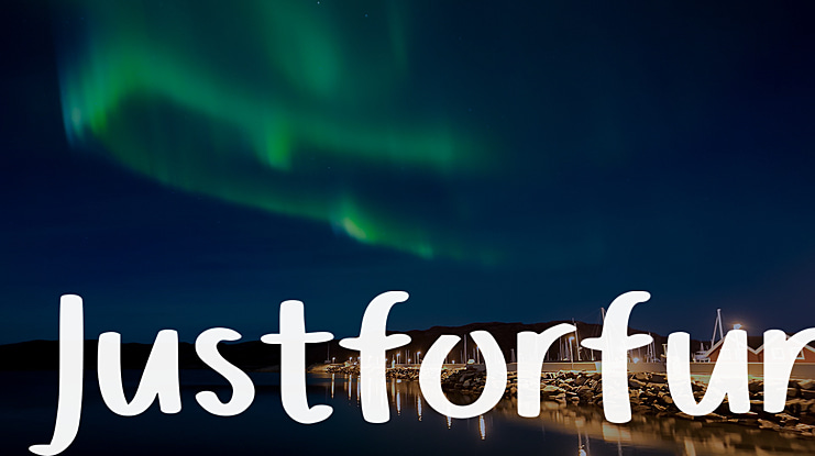 Justforfun Font