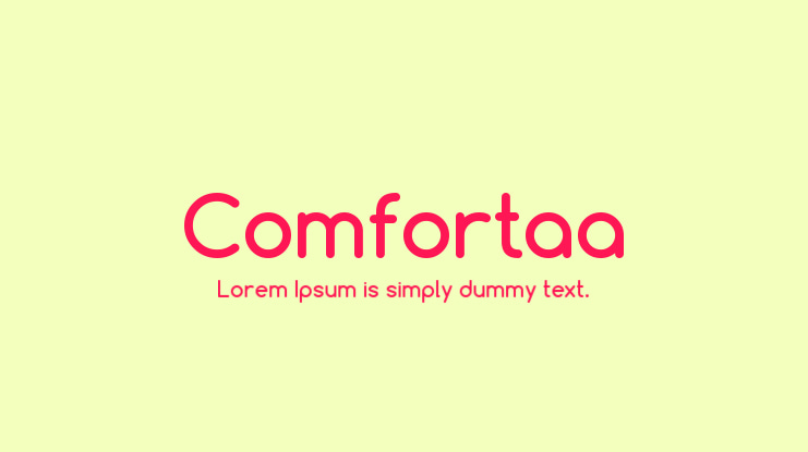 Comfortaa Font Family