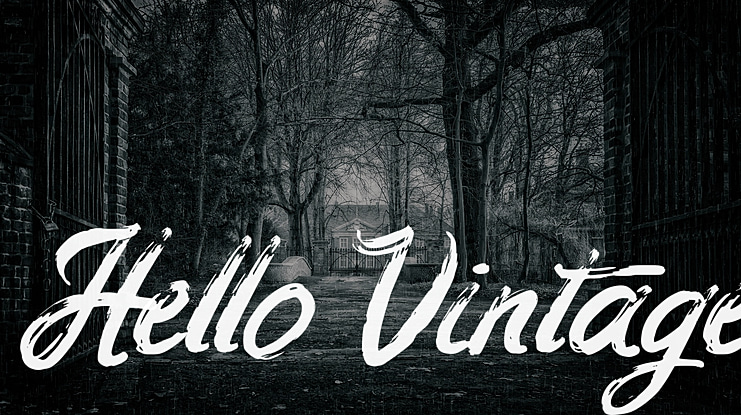 Hello Vintage Font