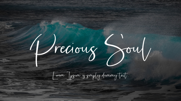 Precious Soul Font