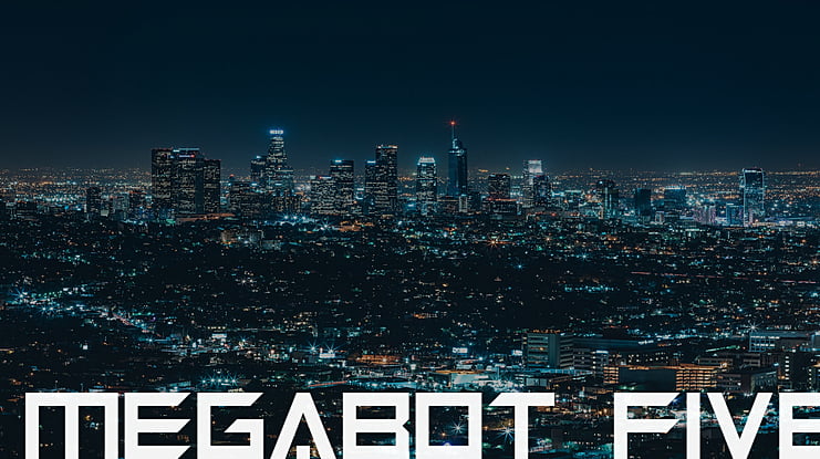 Megabot Five Font Family