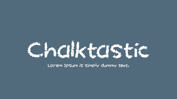 Chalktastic Font Family