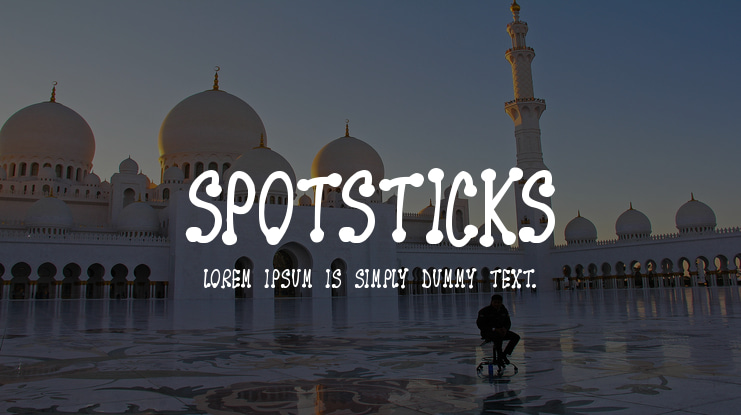 Spotsticks Font Family