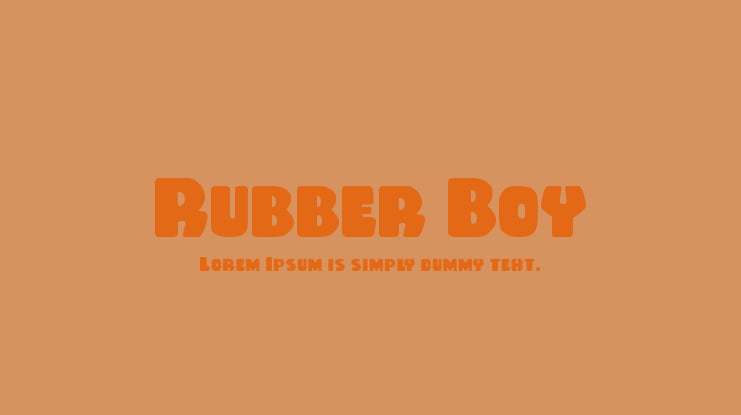 Rubber Boy Font Family