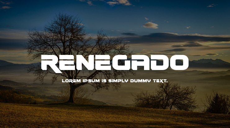 Renegado Font Family