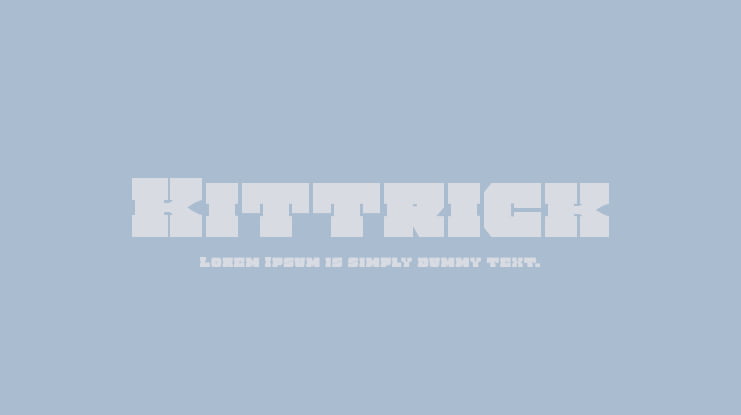 Kittrick Font Family