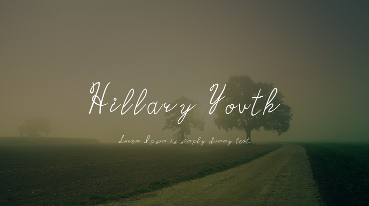 Hillary Youth Font