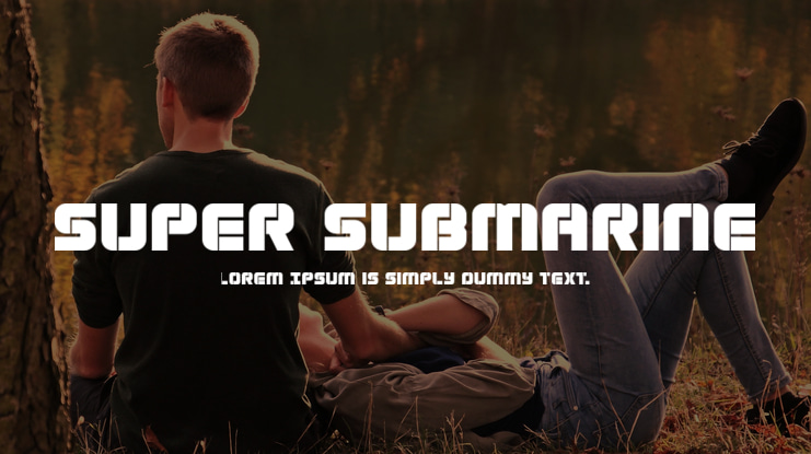 Super Submarine Font Family