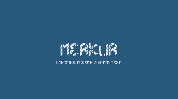 Merkur Font
