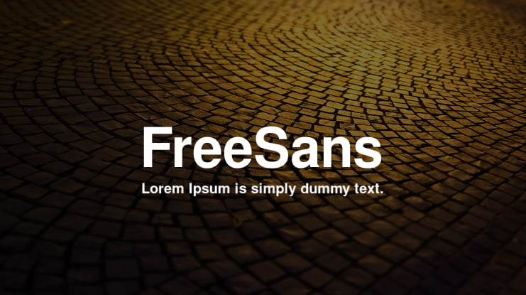 FreeSans Font Family