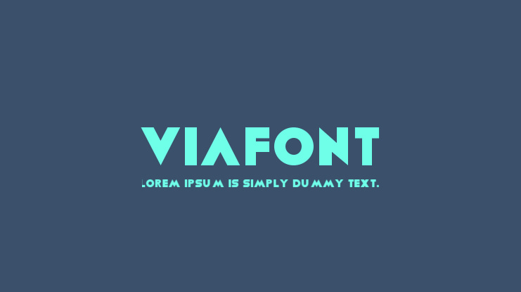 Viafont Font
