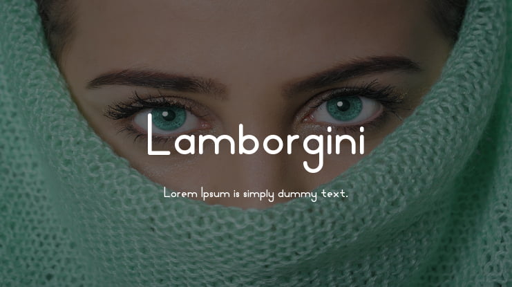 Lamborgini Font Family