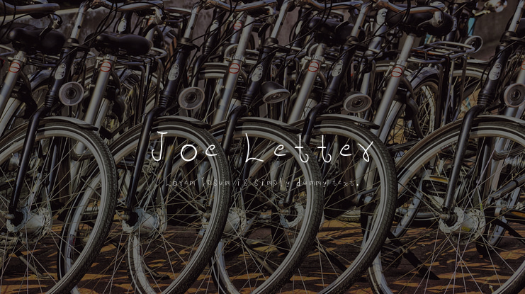 Joe Letter Font