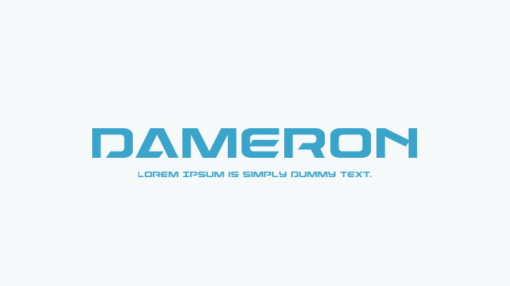 Dameron Font Family