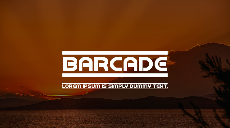 Barcade Font Family