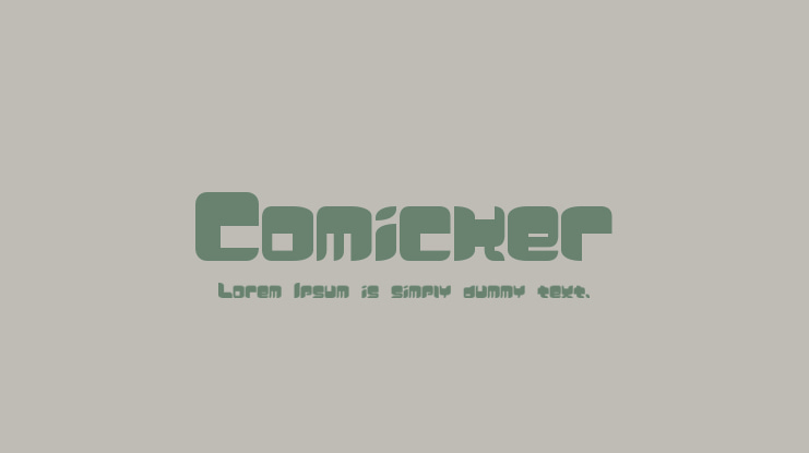 Comicker Font