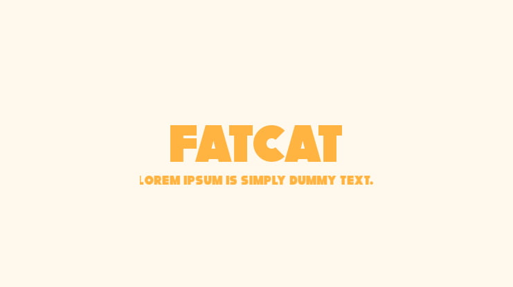 Fatcat Font