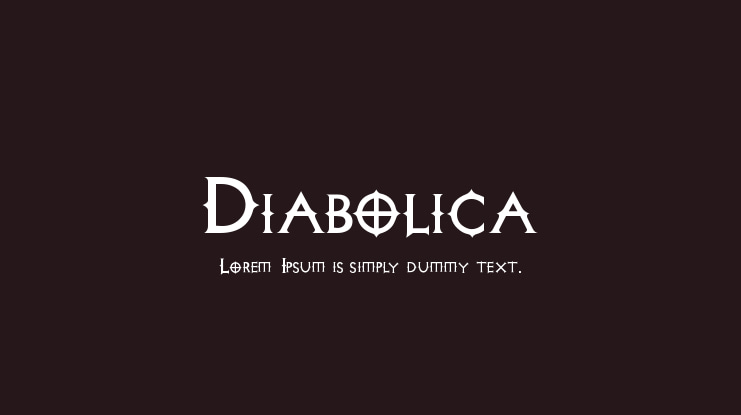 Diabolica Font