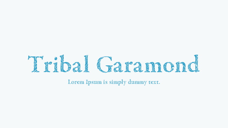 Tribal Garamond Font