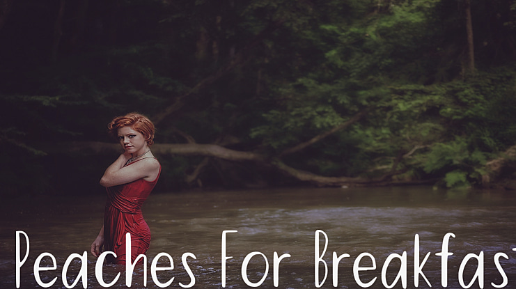 Peaches For Breakfast Font