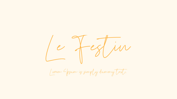 Le Festin Font