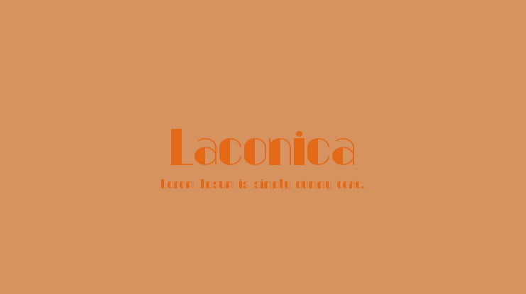 Laconica Font
