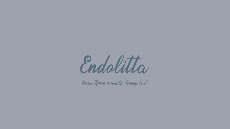 Endolitta Font