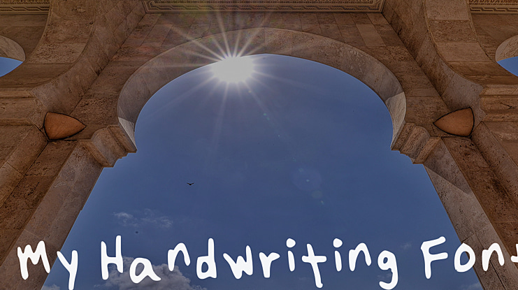 My Handwriting Font