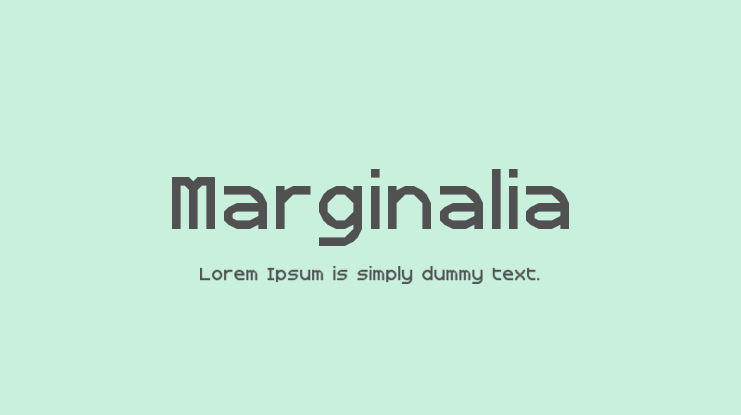 Marginalia Font