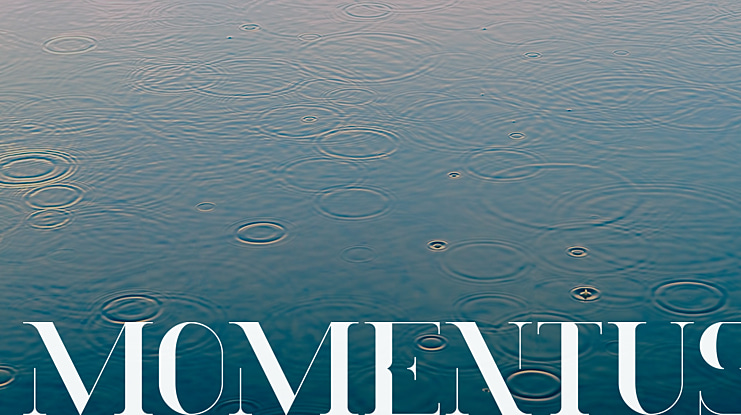 Momentus Font