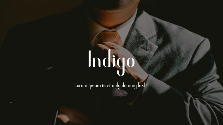 Indigo Font