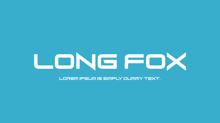 Long Fox Font