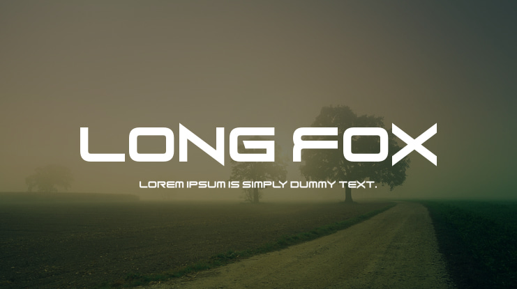 Long Fox Font